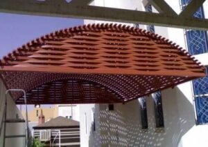 مظلات مجدول