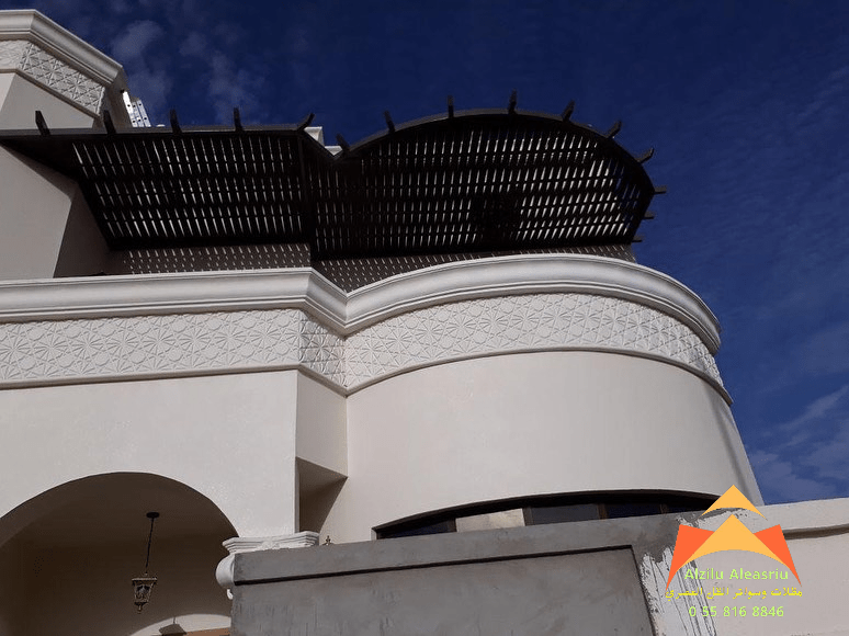 مظلات بلكونات منازل في مكة