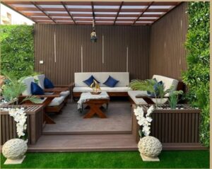 برجولات خشب مودرن 