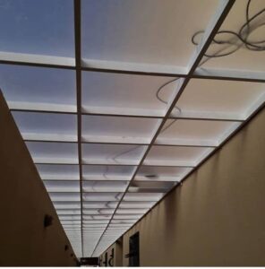 مظلات ممرات مخيمات منى