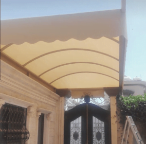 مظلات ممرات مخيمات منى