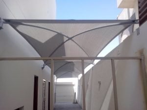 مظلات ممرات مخيمات منى