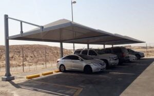 مظلات سيارات قماش في مكة