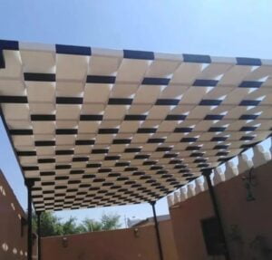 مظلات مجدول في مكة