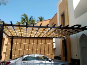 مظلات مجدول في مكة