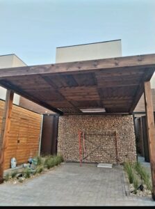 تصميم برجولات خشبية 