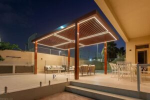 برجولات خشبية 