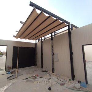 مظلات قماش متحركة