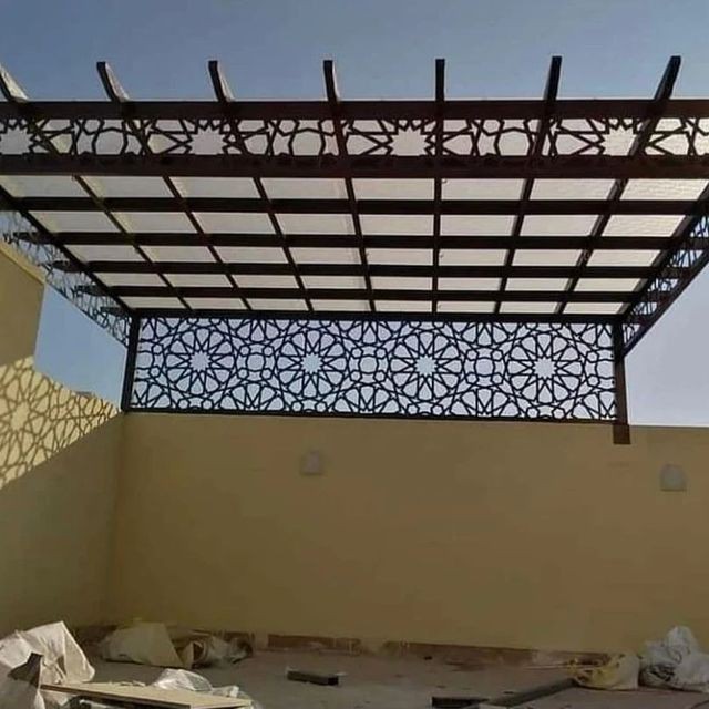 تركيب برجولات مودرن قص ليزر