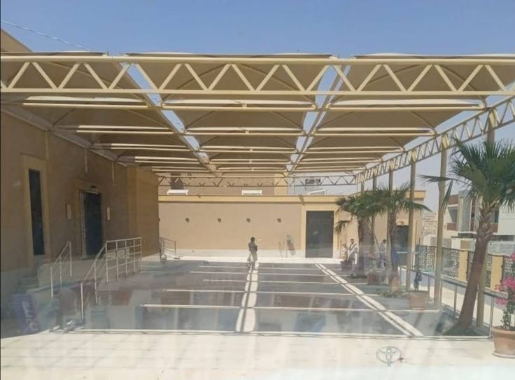 مظلات ممرات مدارس