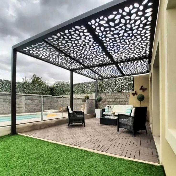 أفضل تصميم برجولات ليزر