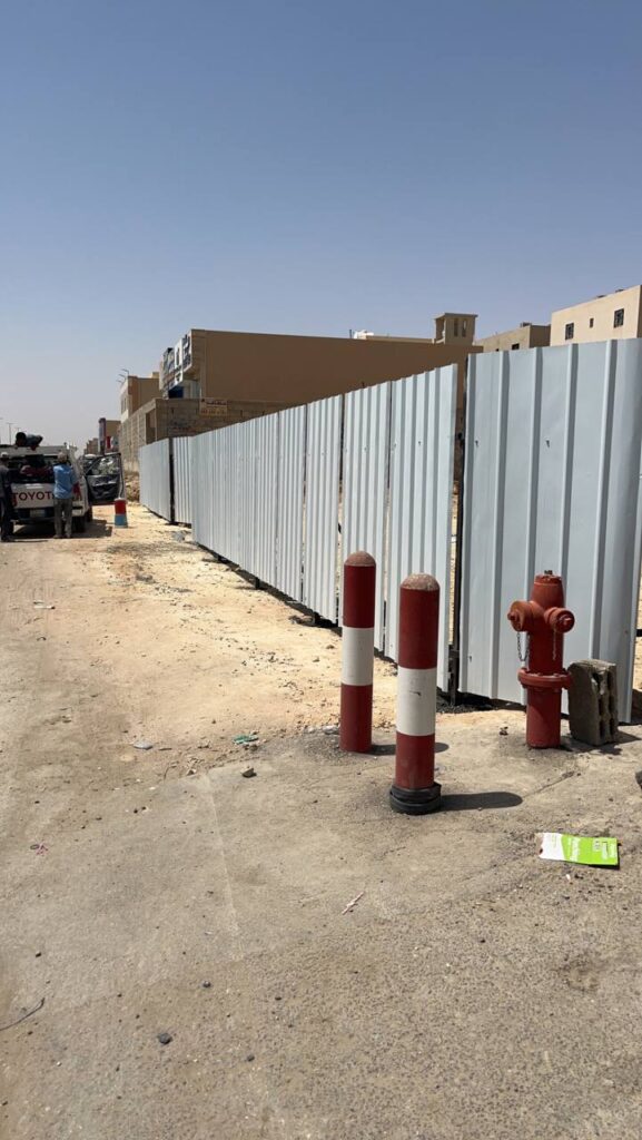 عمل تحويشات أراضي بالشينكو