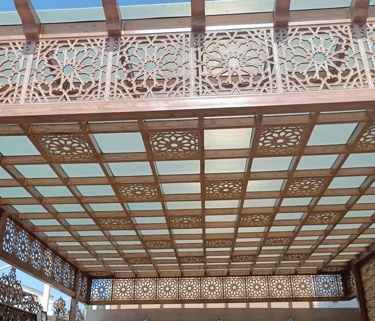 برجولات فلل قص ليزر حديثة