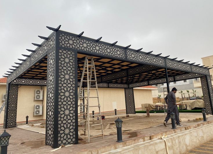 برجولات ديكور قص ليزر