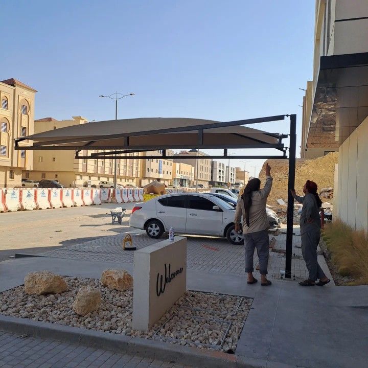 تركيب مظلات سيارات في مكة
