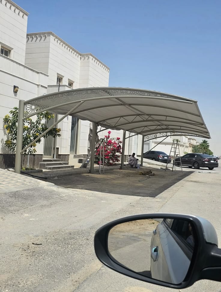 مظلات سيارات فردية بولي ايثلين مكة