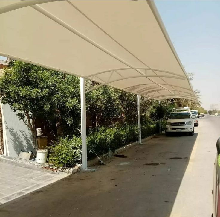 مظلات سيارات بولي إيثيلين مكة